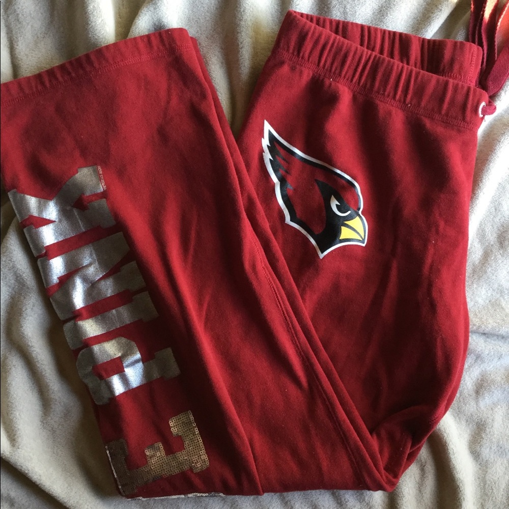 PINK Victoria’s Secret NFL Cardinals sweat pants